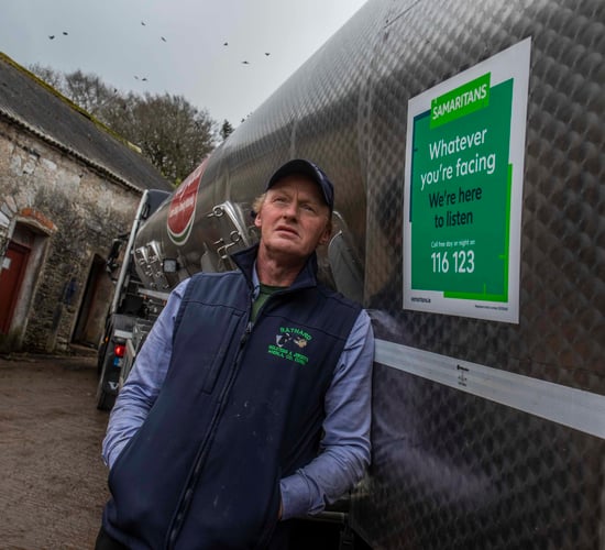 Milk tankers to be used in rural mental health campaign