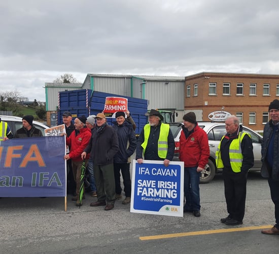 Egg producers hold protest in Monaghan