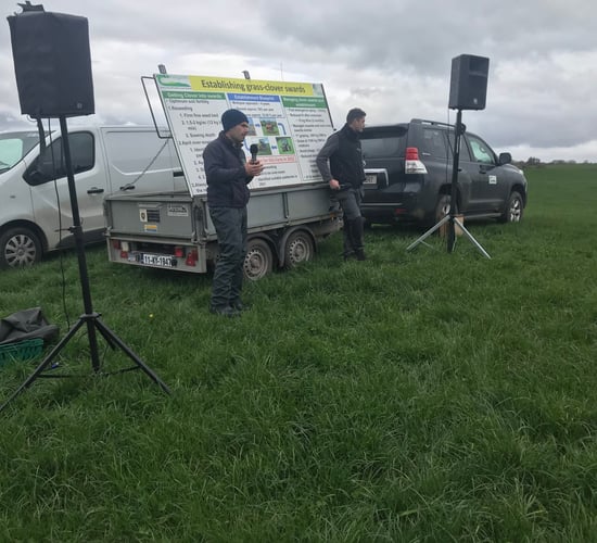 Establishment and management of clover swards