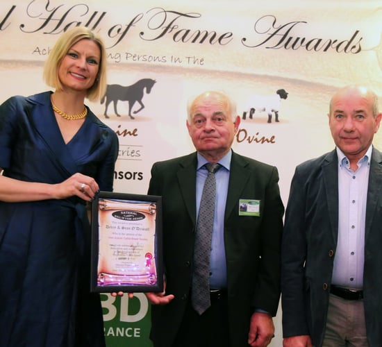 First Irish Aubrac breeders acknowledged at hall of fame awards