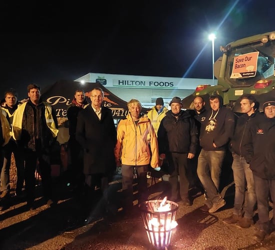 'Slow progress': Pig farmer protest continues in Louth