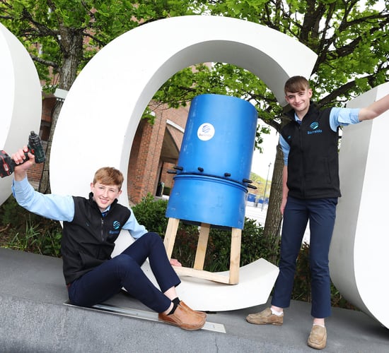 Recycled plastic drums scoop top award for young Meath farmers