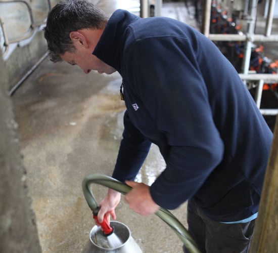 Fifth-generation dairy farm upgrades water-heating system