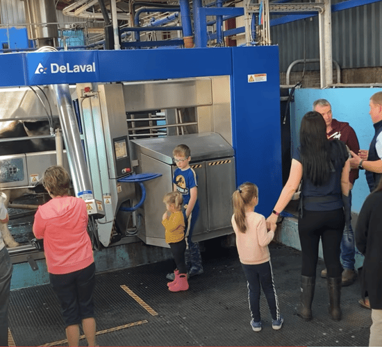 Robotic milking open day on the farm of Seamus and James Bourke in Co. Cork