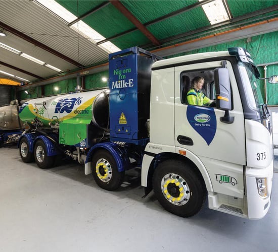 Fonterra officially launches electric milk tanker