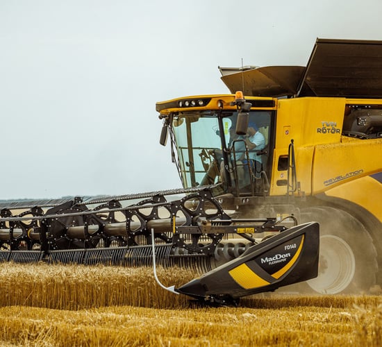 New Holland combine sets new record for Romania