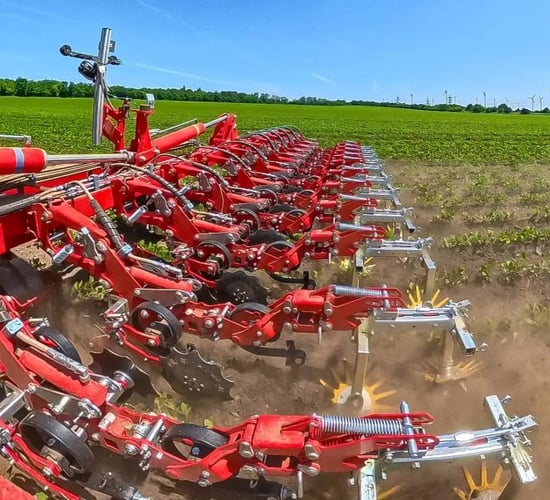 12m folding hoe and Fusion Farming from Einboeck tackle weed control