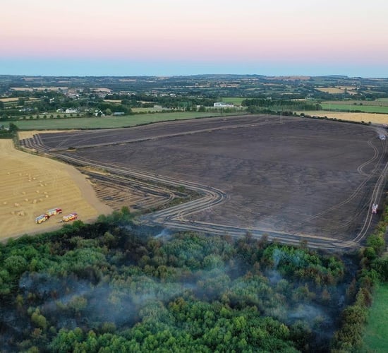 Video: Wexford Fire Service praises farmer response to blazes