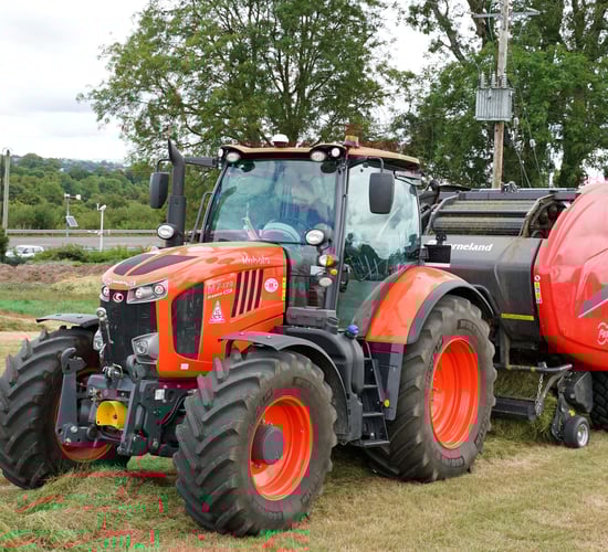 Cutting and baling the Kverneland way in Cork