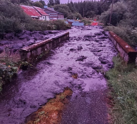Video: Kerry bog slide traps family in home and closes local road