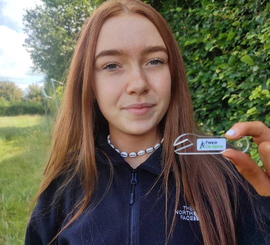 Innovative thinking leads to teenager creating fence safety tool