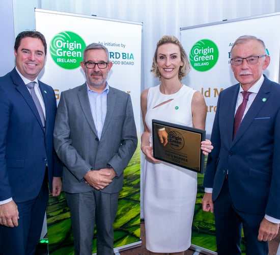 Aurivo recognised for sustainability at Origin Green awards