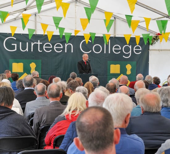 Words of congratulations from President Higgins on Gurteen's 75th