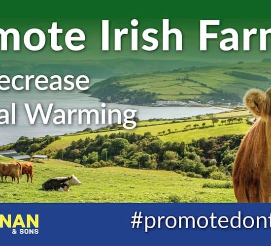 Road-side poster drums up support for agriculture’s critical role