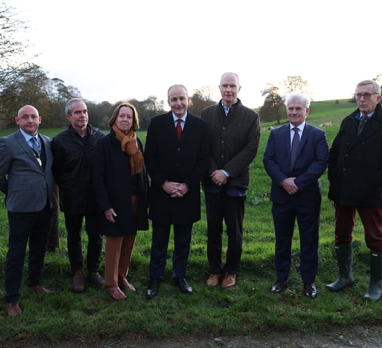 Taoiseach visits Meath farm producing carbon-neutral beef