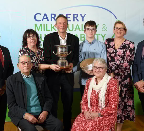 Dunmanway family takes overall Carbery Milk Quality Award