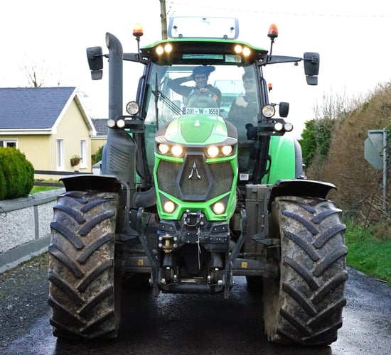 Fanfare for the working tractor at Ballinamult