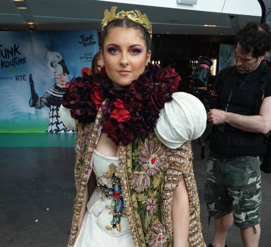 Farming neighbours help teen with Junk Kouture win