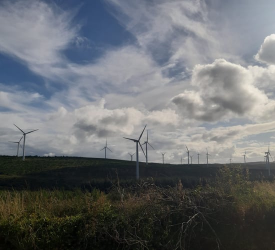 Wind farms provided 32% of electricity from Jan-Oct
