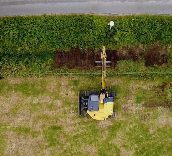 Check for underground pipes before digging
