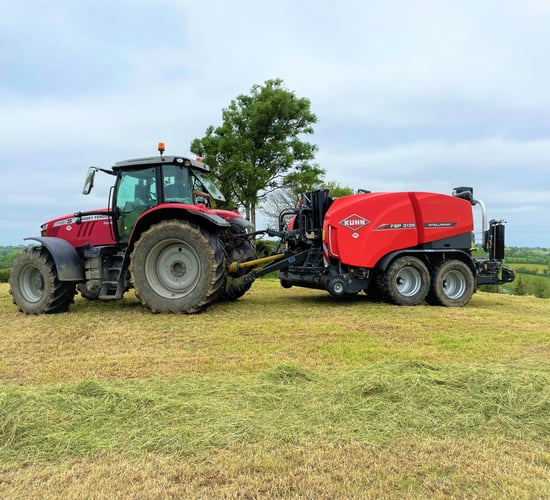 Video: Combi round baler making no-net silage in Cavan