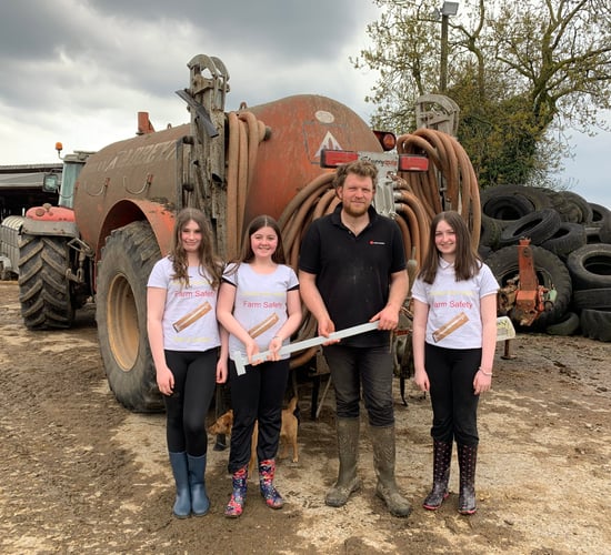 National award for students' farm safety tool