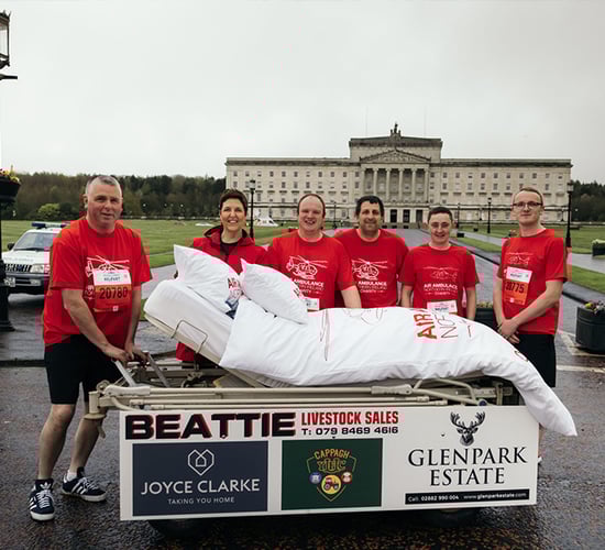 Farmers raise £10,000 for Air Ambulance NI