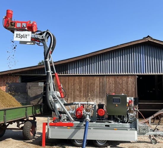Slurry separation demo days with the Vogelsang XSplit