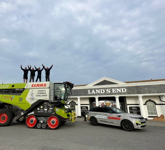 UK agri-influencer helps raise over £80k in charity combine run