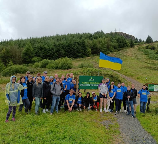 Herdwatch charity climb raises €11k for Aware and Ukraine relief