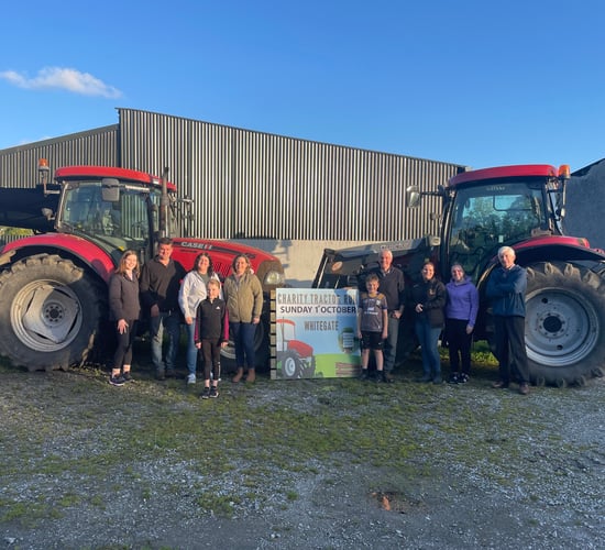 Community rallies around bereaved family with tractor run