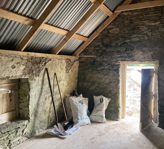 Mayo farmer first to finish with granary repair