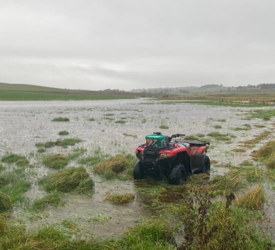 Video: Farmers face 'unprecedented damage' after flooding in Scotland