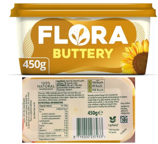 FSAI: Incorrectly declared milk for Flora Buttery