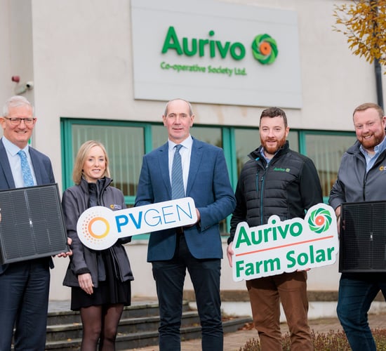 Aurivo launches programme to help farmers move to solar