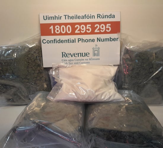 Revenue seizes €260k of animal tranquiliser and other drugs in Athlone