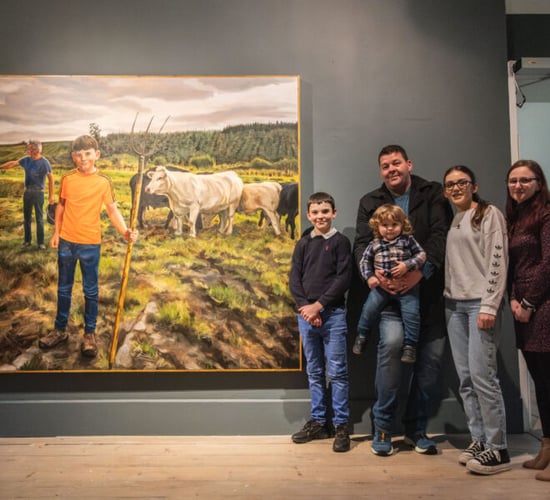 Sligo teen with a passion for farming has portrait done