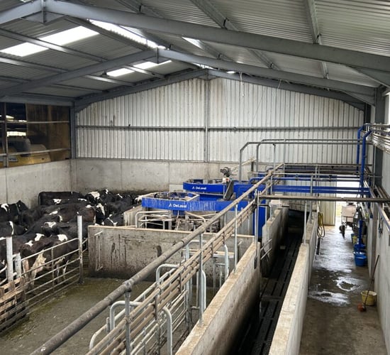 Dairy Throwback: Robotic milking complementing tillage operation