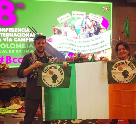 Talamh Beo reps attend Colombia conference