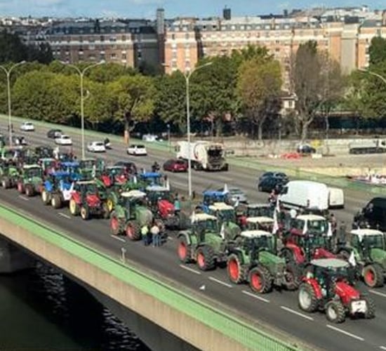 France: Woman killed after car hits protesting farmers
