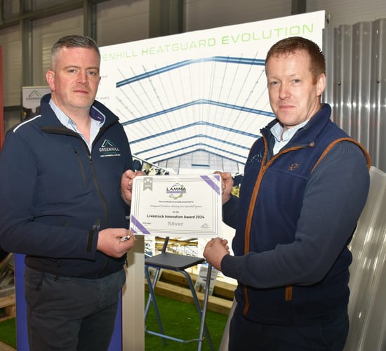 NI company scoops Silver Award at LAMMA for roofing sheets