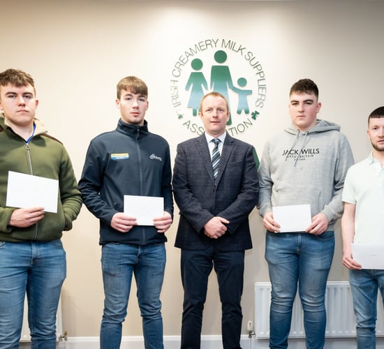 ICMSA presents 2023 John Feely Foundation Scholarship cheques