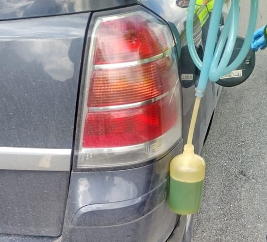 Gardaí in Kilkenny stop driver with vehicle full of green diesel
