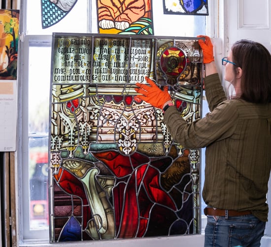 Historic stained glass window unveiled at Johnstown Castle
