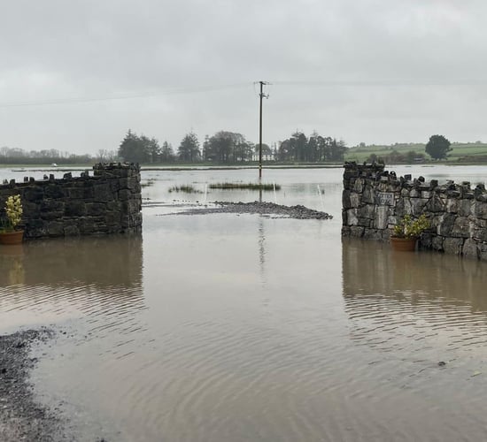 Temporary pumping solution set up for Lough Funshinagh