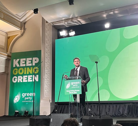 Eamon Ryan: 'We cannot give up on climate change'