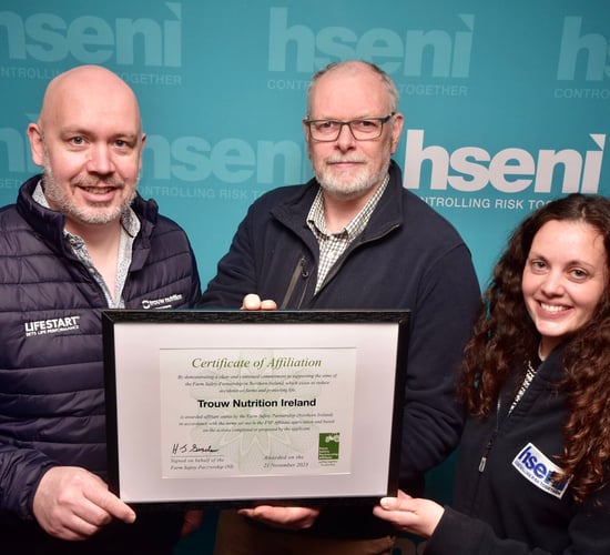 Trouw Nutrition Ireland joins farm safety partnership with HSENI