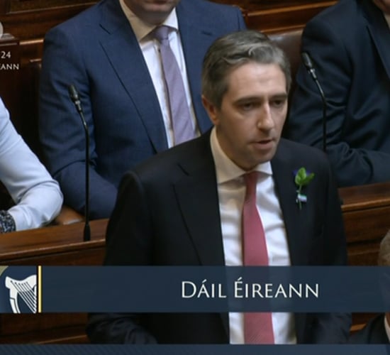 Simon Harris elected as Taoiseach following Dáil vote