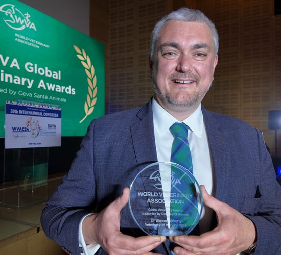 Down man awarded 'World Vet of the Year 2024' title
