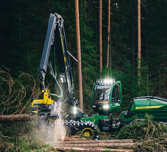 More power and reach for John Deere Forestry Machines